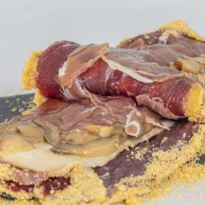 Cachopo de Ternera de jamón, champiñones laminados y queso 700g