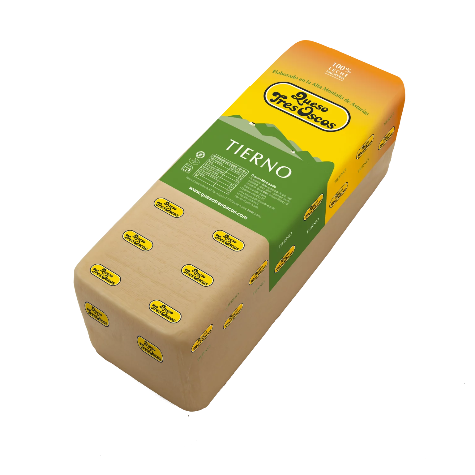 Queso especial para cachopos Tres Oscos de Vaca